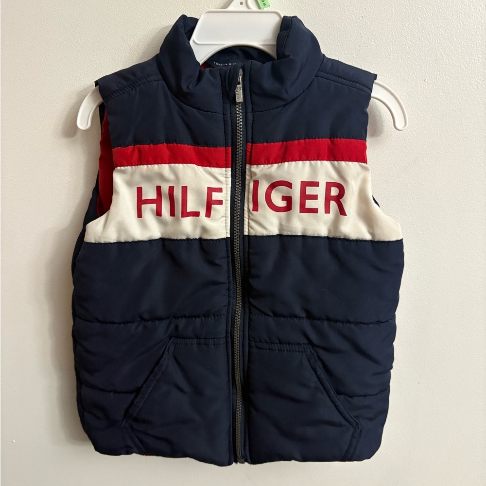 Tommy Hilfiger Navy Puffer Vest 2 years